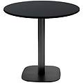 tavolo round 75x70 cm (hx&oslash;) piano tavolo nero struttura nero rotonda