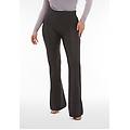 pantaloni push up wr. up super flare vita alta in similpelle nero donna xx large