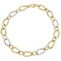 bracciale donna oro giallo bianco gl100734