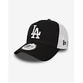 cappellino clean trucker a-frame la dodgers nero bianco