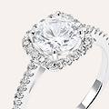 anello solitario silver elegance argento rodiato cubic zirconia collezione silver elegance misura 58