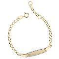 bracciale bimbi oro bianco giallo gl101489