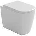 wc da terra easy clean collezione aurea con tecnologia ghost ceramica bianca con sedile incluso