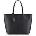 logo embossed shopping bag