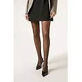 collant motivo rombi donna nero 3/4