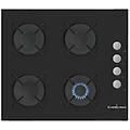 schaub-lorenz sspc604gl piano cottura a gas 4 zone comandi laterali griglie smaltate 60 cm vetro