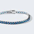 bracciale tennis silver rainbow argento rodiato cubic zirconia collezione silver rainbow bianco