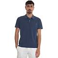 polo manica corta blu