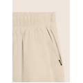 pantaloni cropped in popeline elasticizzato whitecup gray donna small
