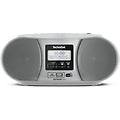 digitradio 1990 stereo con radio dab-fm e lettore cd argento