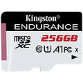 Kingston High Endurance Microsdxc95r 45w C10 A1 Uhs I Sdce 256gb
