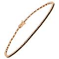 bracciale tennis oro rosa pietre nere gl101470