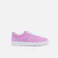 sneaker da donna in pelle rosa