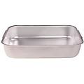 - rostiera rettangolare alta dimensioni 40x28 cm linea alluminio 3 mm