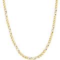 collana uomo oro giallo bianco gl100363