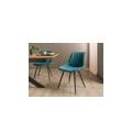 sedia imbottita 51x58x85 blu gloria #102