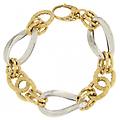 bracciale donna oro giallo bianco gl100261