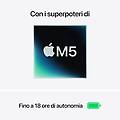 APPLE macbook air 13'' m5 core 10 cpu core 10 gpu 1tb mdh84t/a silver