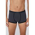 boxer in cotone organico con bordi a contrasto e logo uomo grigio tama&ntilde;o m
