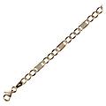 bracciale uomo in oro giallo bianco e rosa gl100037