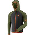 alpine wind 2 giacca trail running uomo black/dark green/orange 50