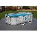 piscina fuori terra tubolare swimvista grigio l int 4. 27 x 2. 5 m