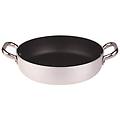 - tegame ovale 2 maniglie con coperchio diametro 24 cm linea alluminio platinum 3 mm