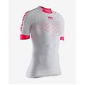 t-shirt x-bionic the trick g2 manica corta bianco rosa donna l