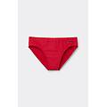 costume slip mare in tinta unita uomo rosso taglia 5
