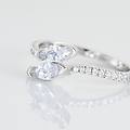 anello silver elegance argento rodiato cubic zirconia collezione silver elegance misura 58 bianco