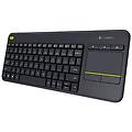 - tastiera wireless touch keyboard k400 plus colore nero (layout internazionale usa)