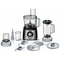 mcm3501m multitalent 3 robot da cucina compatto 800 w 2 3 litri nero-argento