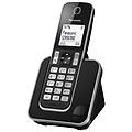 kx-tgd310jtb telefono cordless digitale unità base e 1 ricevitore display lcd bianco vivavoce