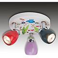 plafoniera led birds 3 luci