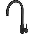 mgkc0140 rubinetto cucina miscelatore monocomando canna alta in granitek colore full black g40