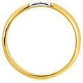 fede classica 4 mm oro bicolore diamante collezione fede tradizionale 750/1000 bicolore