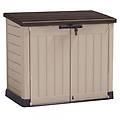 store it out max beige box porta attrezzi 145. 5x82x125 cm