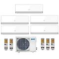 climatizzatore condizionatore inverter penta split halo bianco 9000+9000+9000+9000+9000 con