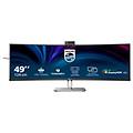 monitor 49 2k 1440p 6000 series ultrawide curved black e silver 49b2u6903ch 00