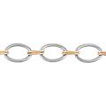 bracciale catena lady code acciaio bicolore bianco / rosa collezione lady code bicolore bianco /
