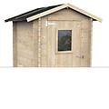 alce hobby 146x146 casetta da giardino in legno con finestra frontale 146x146x204 cm