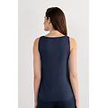 canotta in lino the pure linen donna blu taglia s