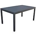 - omen tavolo da giardino in alluminio 150 x 89