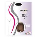 curvy 70 den collant sheer 12-15 mmhg colore glace taglia 3/ml-xl