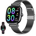 iria go bluetooth 1. 7'' amoled nero/magenta cinturino metallo e silicone spo2 cardio sonno