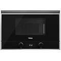 ml 822 bis microonde integrabile con grill 22l 850w nero/acciaio inox
