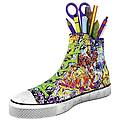 - sneaker graffiti print arte ragazzo / ragazza plastica