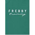 felpa zip leggera con cappuccio e dettagli floreali greenlake allover ikat green donna medium
