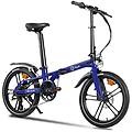 bicicletta elettrica marbella bk1350 pieghevole 250w shimano 7v 20