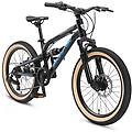 mtb 20 alluminio. bici bambini 6 anni. hardtail. 21 velocità. freno a disco